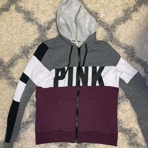 PINK Victoria Secret  zip up sweatshirt hoodie